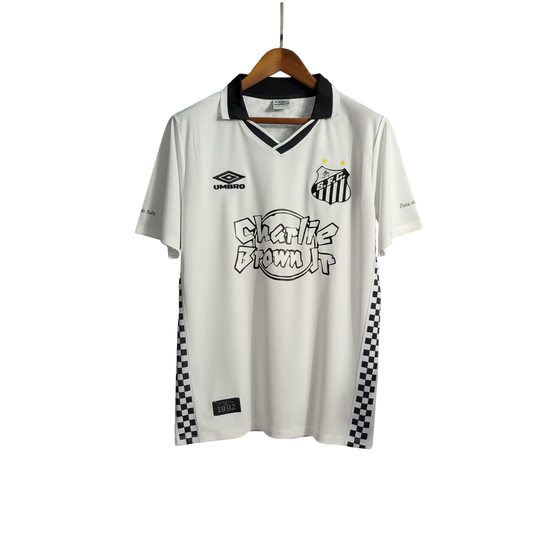 Camisa Santos Edição Especial 22/23 Umbro Torcedor Masculino - Branco e Preto