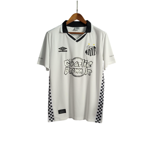 Camisa Santos Edição Especial 22/23 Umbro Torcedor Masculino - Branco e Preto