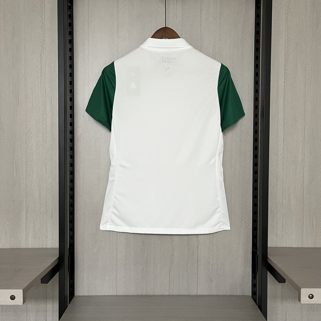 Camisa Palmeiras Away 25/26 – Branca – Feminina – Lançamento
