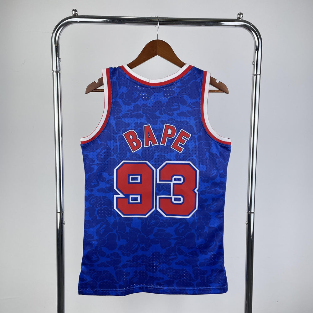 Regata Mitchell & Ness x BAPE – Brooklyn Nets Azul