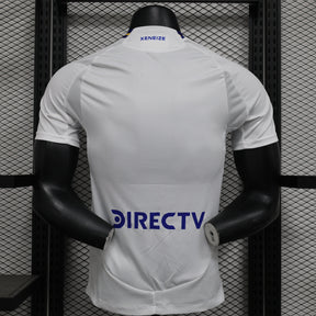 Camisa Boca Juniors Away 2024/25 Jogador Adidas Masculino com Patch - Branca, Azul e Amarela