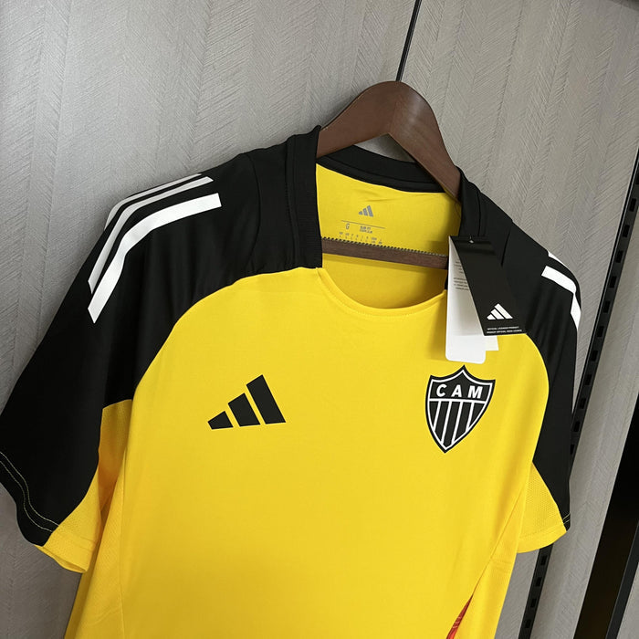 Camisa Atletico Mineiro Treino 25/26 Adidas Masculina - Amarela e Preta