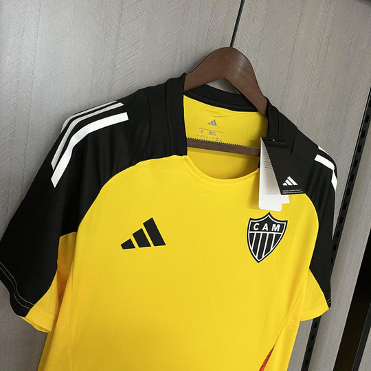 Camisa Atletico Mineiro Treino 25/26 Adidas Masculina - Amarela e Preta