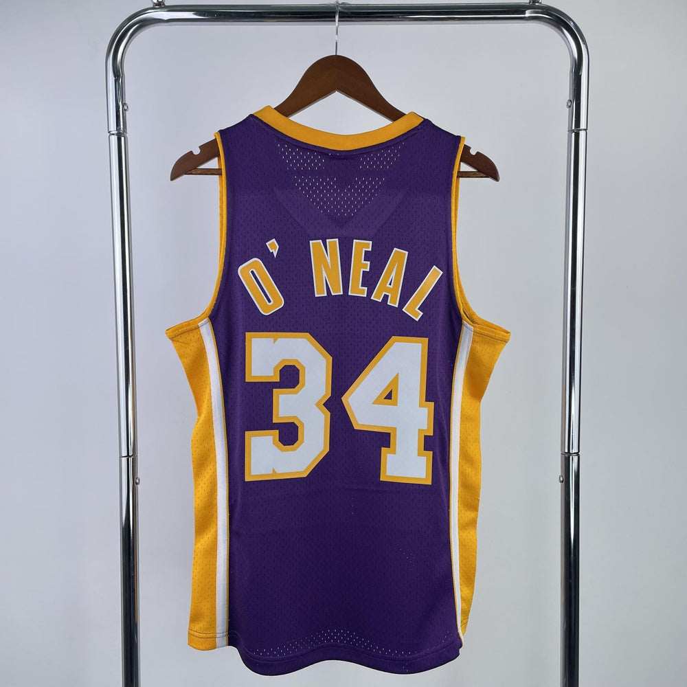 Regata Mitchell & Ness Lakers Shaquille O’Neal 1999-2000 Roxa
