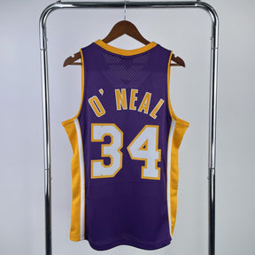 Regata Mitchell & Ness Lakers Shaquille O’Neal 1999-2000 Roxa