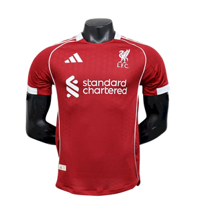 Camisa Liverpool Home 25/26 s/n Adidas Jogador Masculino - Vermelho