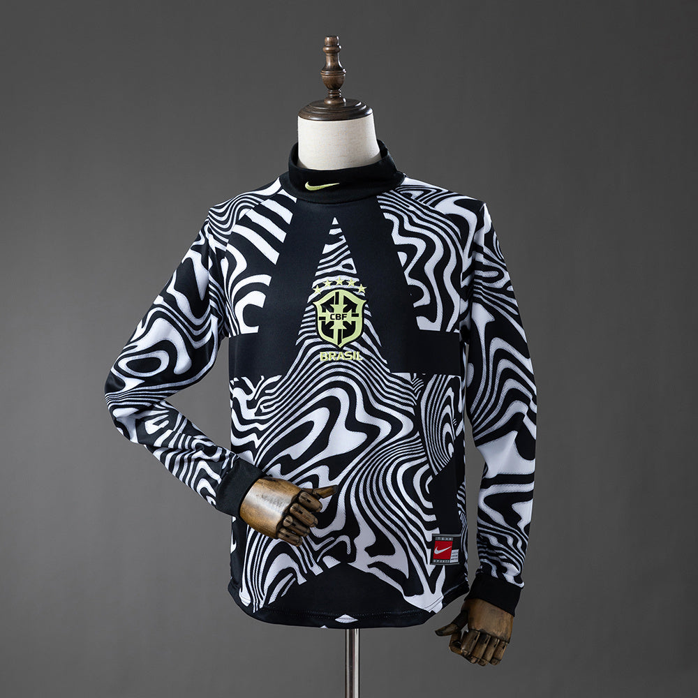 Camisa Brasil Goleiro 26/27 - Masculina Torcedor Manga Longa - Camisa da Copa do Mundo 2026