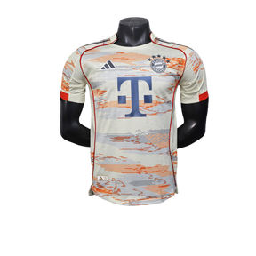 Camisa Bayern de Munich Away 25/26 Jogador Masculino com Patch - Branco
