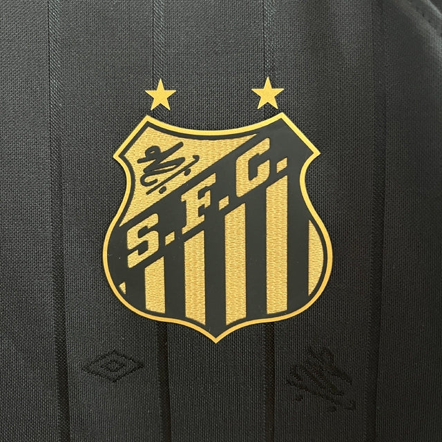 Camisa Santos Charlie Brown Jr Edição Especial 24/25 Umbro Torcedor Masculino - Preto