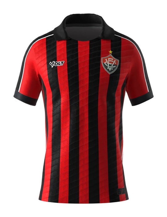 Camisa Vitoria 25/26 Home Volt Torcedor - Vermelha e Preta