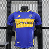 Camisa Boca Juniors Home 2024/25 Jogador Adidas Masculino com Patch - Azul e Amarela