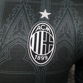 Camisa AC Milan Fourth 2024/25 - Jogador Masculino com Patch - Preta