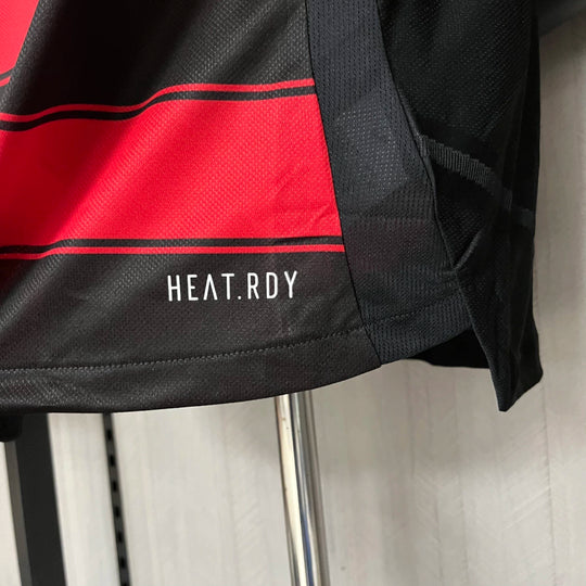 Camisa Flamengo Home Authentic Versão Jogador 2025/26 Vermelho e Preto – Masculina