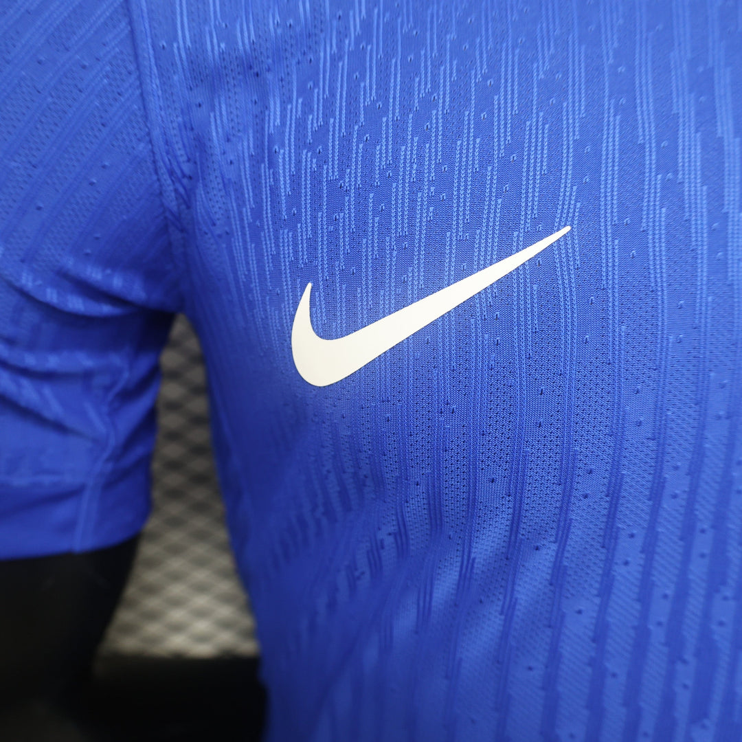 Camisa França Home 24/25 s/n° Jogador Nike Masculino com Patch - Azul