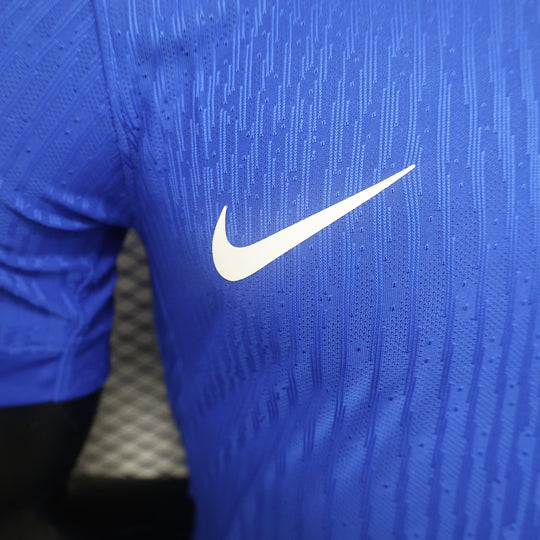 Camisa França Home 24/25 s/n° Jogador Nike Masculino com Patch - Azul