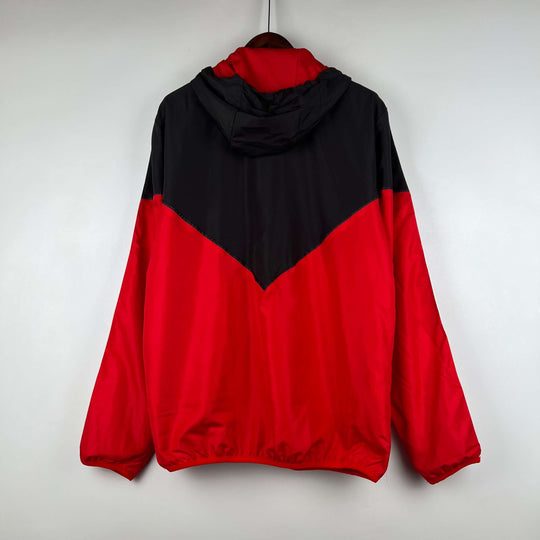 Corta Vento Flamengo 24/25 – Vermelho e Preto