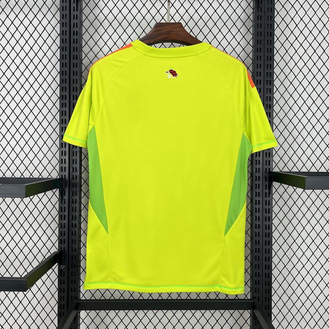 Flamengo 2025∕26 Yellow goalkeeper uniform