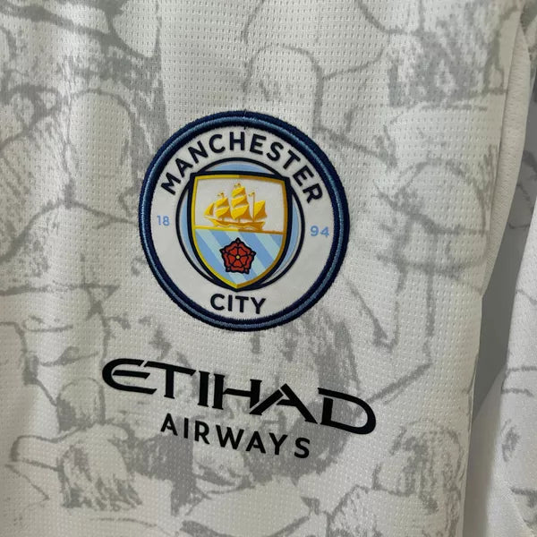 Camisa Manchester City Away 25/26 s/n° Torcedor Masculina - Branco