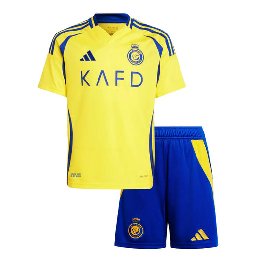 Kit Infantil Al Nassr Home 24/25 – Amarelo