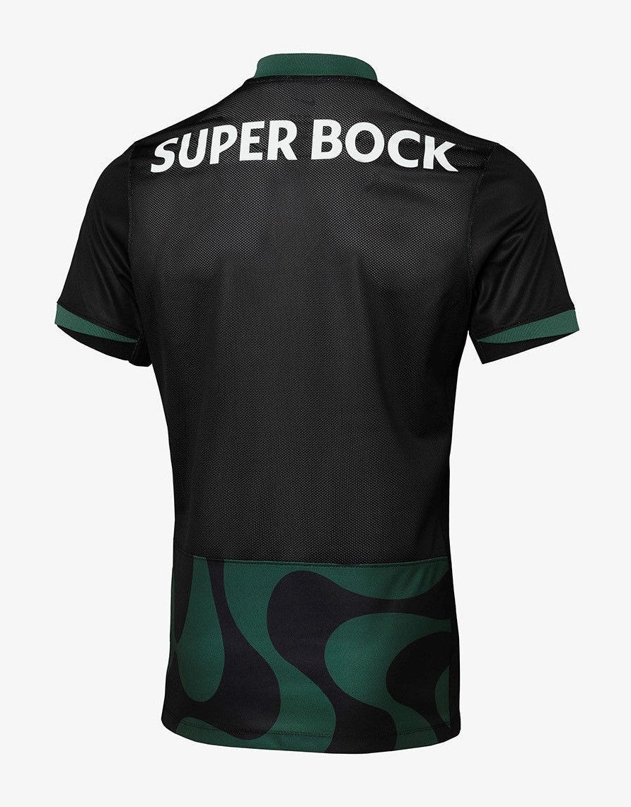 Camisa Sporting Third 25/26 s/n Torcedor Masculino - Preto e Verde