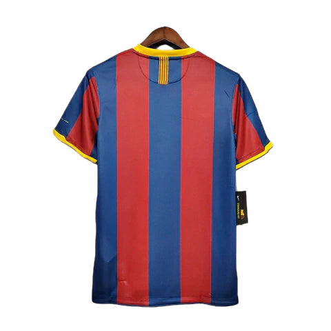 Camisa Barcelona Retrô 2010/2011 Azul e Grená