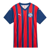 Camisa Bahia Away 25/26 Puma Torcedor Feminina - Azul e Vermelho