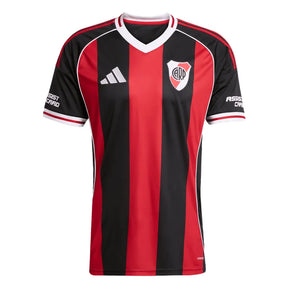 Camisa River Plate Away 25/26 Adidas Torcedor Masculina - Preto e Vermelho