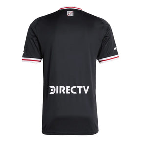 Camisa River Plate Away 25/26 Adidas Torcedor Masculina - Preto e Vermelho