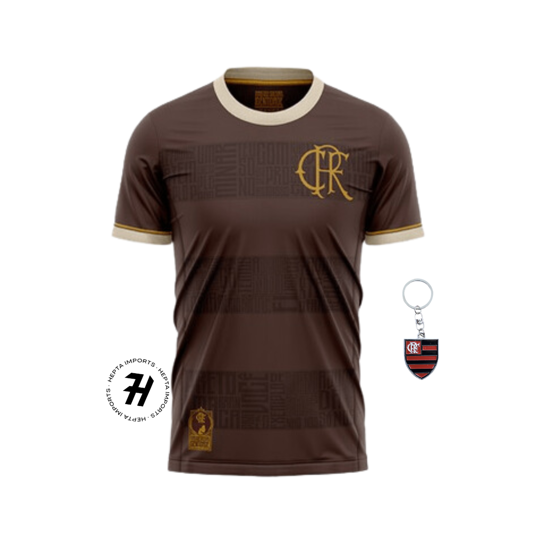 Camisa Flamengo Novembro Negro 24/25 – “Identidade” – Masculina Torcedor + Chaveiro de Brinde