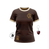 Camisa Flamengo Novembro Negro 24/25 – “Identidade” – Feminina Torcedor + Chaveiro de Brinde