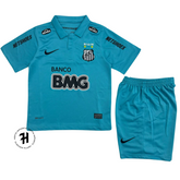 Kit Infantil Santos 2012/13 Azul – Retrô – Neymar Jr 11#