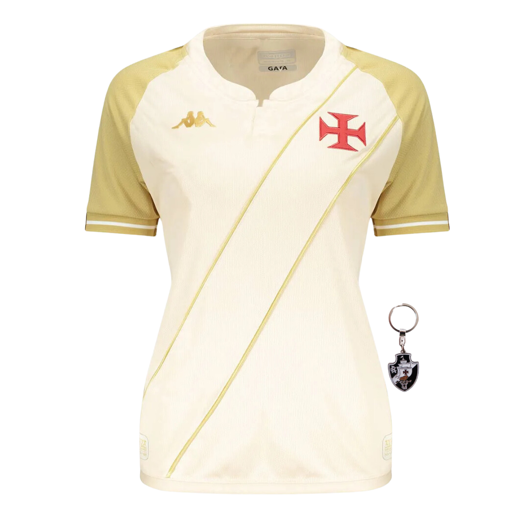 Camisa Vasco Da Gama Third 24/25 – Feminina + Chaveiro de Brinde