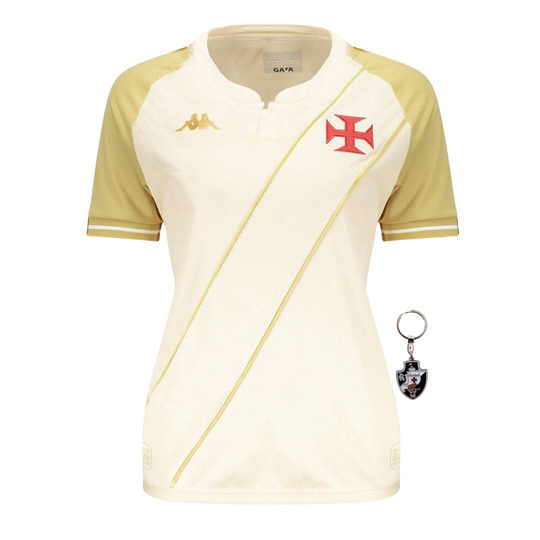 Camisa Vasco Da Gama Third 24/25 – Feminina + Chaveiro de Brinde