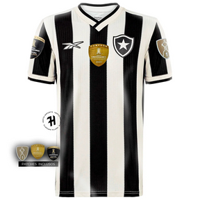 Camisa do Botafogo – Titular 2024/25 + Patchs Campeão Libertadores