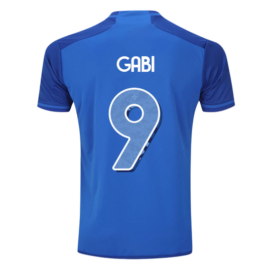 Camisa Cruzeiro I 24/25 – Gabi Nº 9 – Torcedor Adidas Masculina – Azul