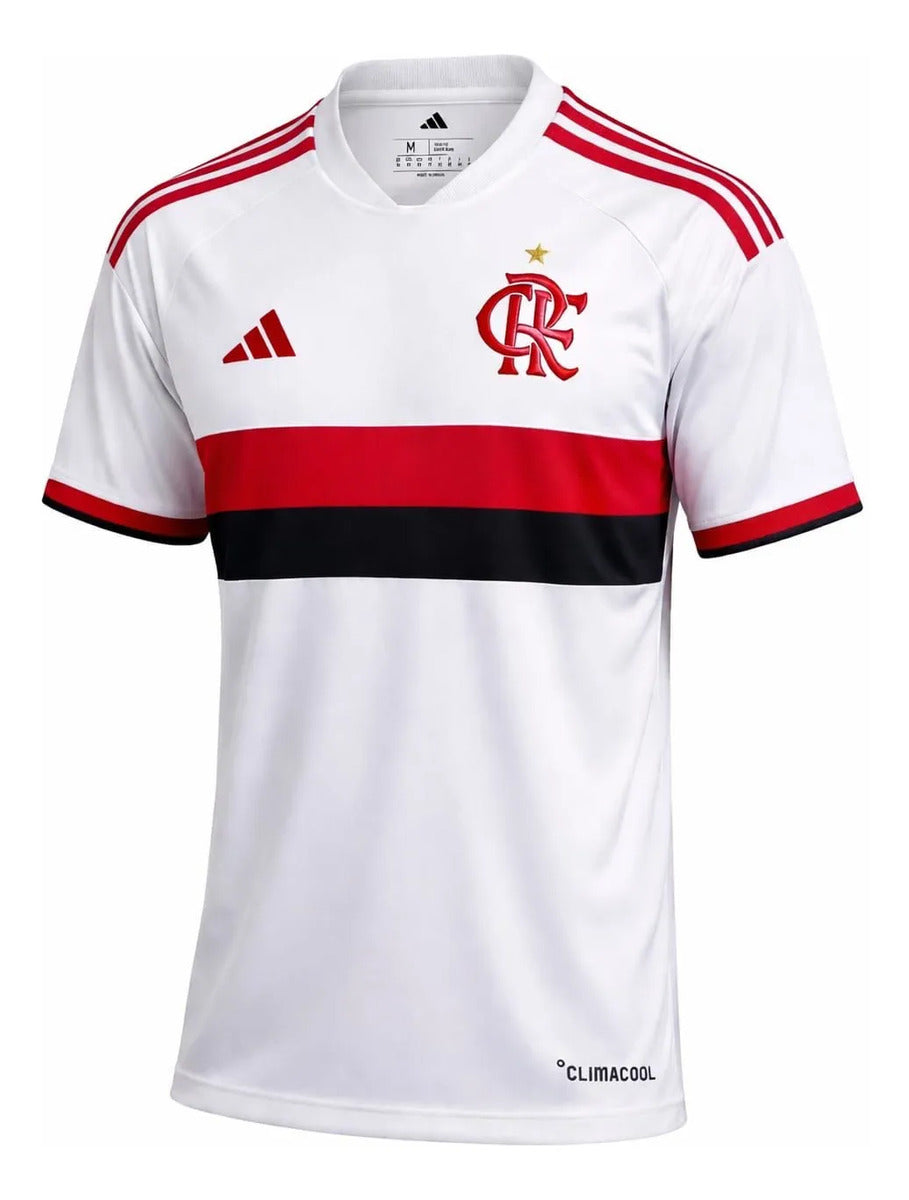 Camisa Adidas Flamengo II 26/27 Masculino Branco Vermelho