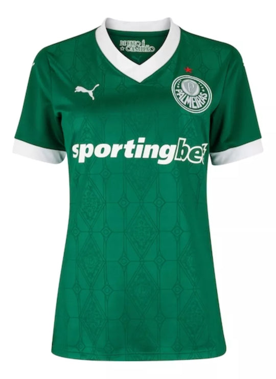 Camisa Palmeiras 25/26 Home Puma Feminina Torcedor - Verde