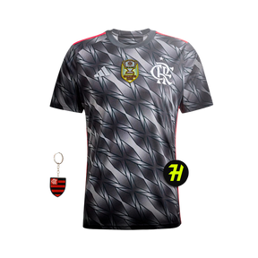 Camisa Flamengo Third 2024/25 Masculina Torcedor + Patch Campeão da Copa do Brasil 2024 +Chaveiro de Brinde