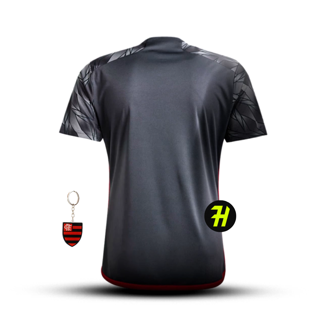 Camisa Flamengo Third 2024/25 Masculina Torcedor + Patch Campeão da Copa do Brasil 2024 +Chaveiro de Brinde