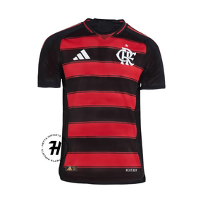 Camisa Flamengo Home Authentic Versão Jogador 2025/26 Vermelho e Preto – Masculina