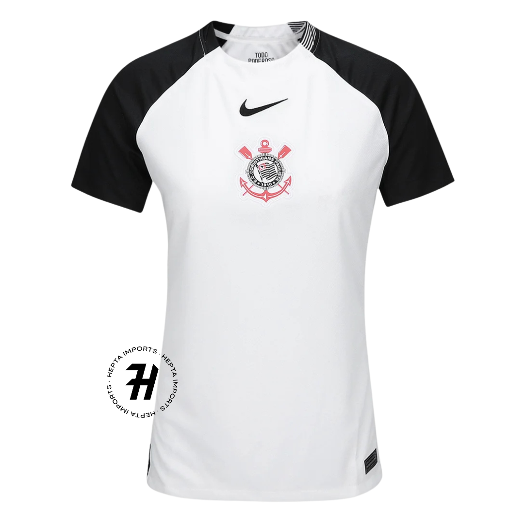Camisa Corinthians Feminina Titular 2025/26 – Lançamento