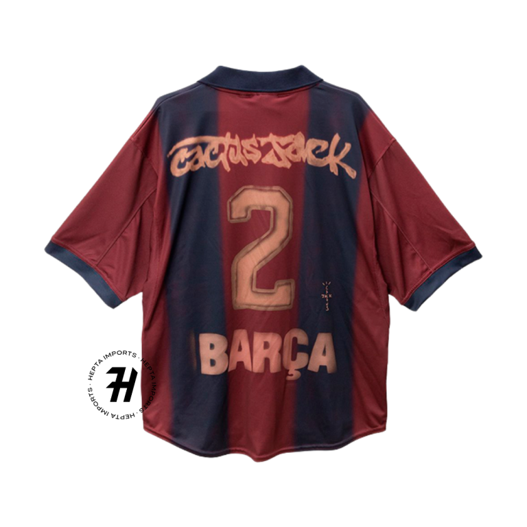 Camisa Barcelona Retrô 1998 x Travis Scott – Oversized