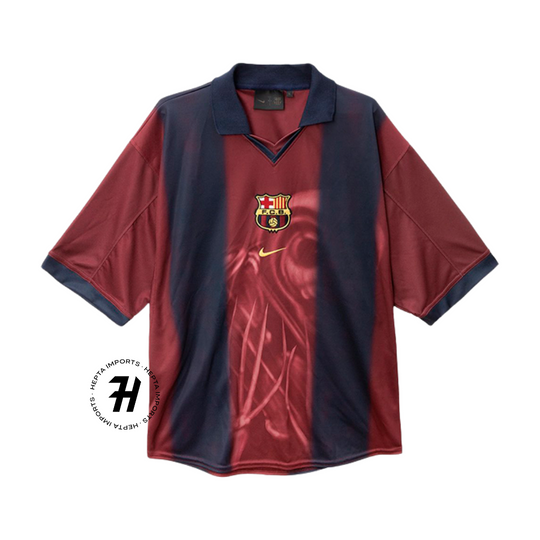 Camisa Barcelona Retrô 1998 x Travis Scott – Oversized