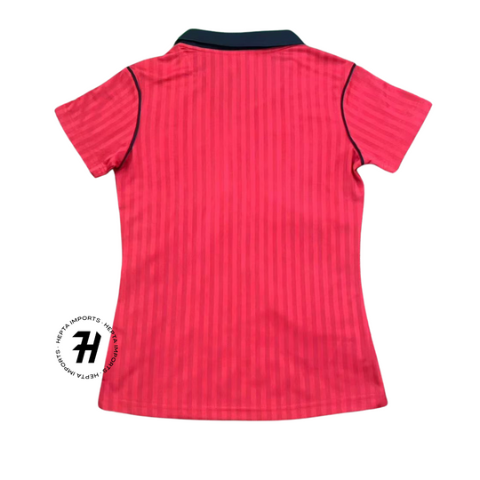 Camisa Flamengo Feminina Terrace Icons 2025 – Lançamento Mundial de Clubes – Rosa Baby Look