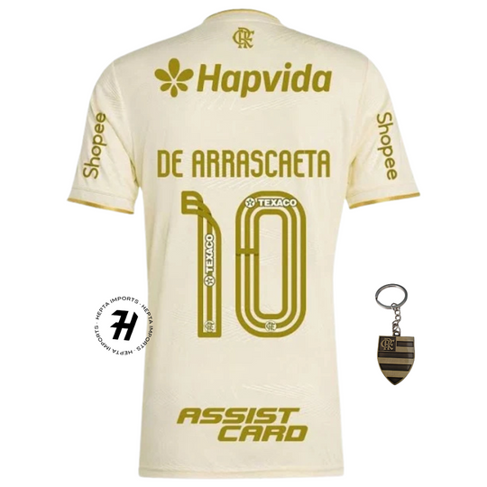 Camisa Flamengo Third 25/26 Lançamento – Com Patrocinadores – Torcedor Masculina + Chaveiro de Brinde