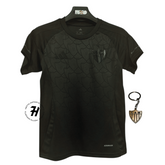 Camisa Atlético-Mg ALL BLACK 25/26 – Feminina Baby Look + Chaveiro de Brinde