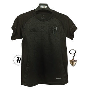 Camisa Atlético-Mg ALL BLACK 25/26 – Feminina Baby Look + Chaveiro de Brinde