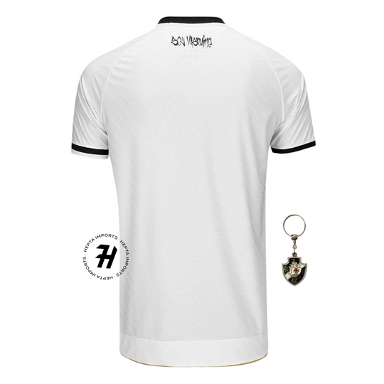 Camisa Vasco Reserva 25/26 Lançamento – Torcedor Masculina + Chaveiro de Brinde