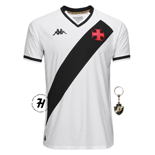 Camisa Vasco Reserva 25/26 Lançamento – Torcedor Masculina + Chaveiro de Brinde