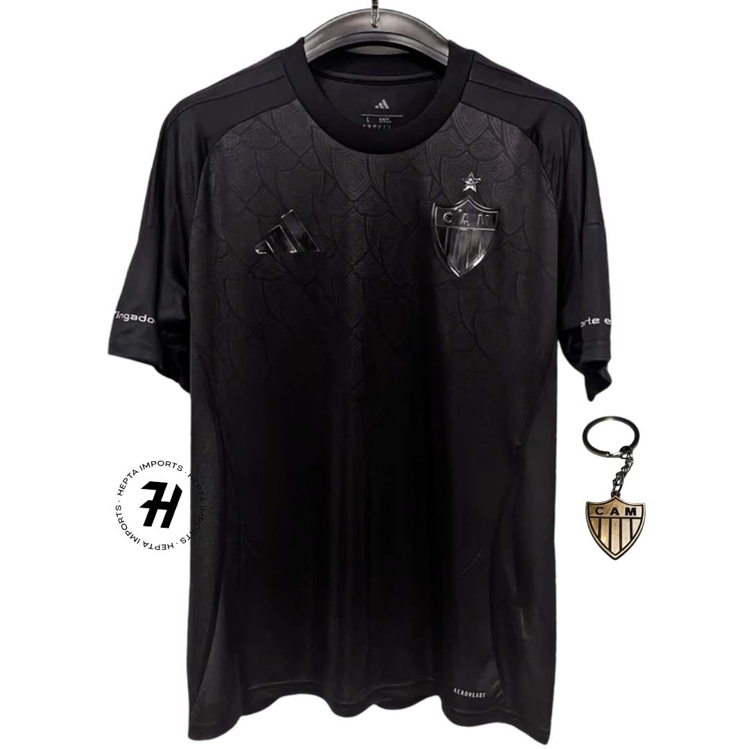 Camisa Atlético-Mg ALL BLACK 25/26 – Torcedor Masculina